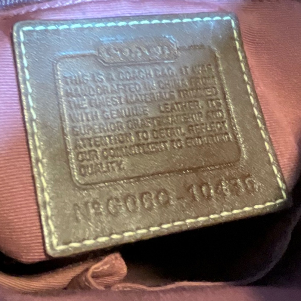 Coach shoulder bag, signature patchwork.   22-H7Cc - Picture 6 of 10